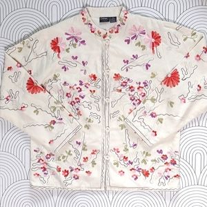 National geographic lightweight White Cotton jacket